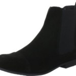 Mimic Copenhagen suede elastic boot M123712, Damen Klassische Stiefel, Schwarz (black), EU 39