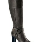 Eleganter Stiefel aus Leder von Chillany in Grau Gr. 40