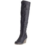 Buffalo Girl 237813 SYN GRAIN PU 112711, Damen Stiefel, Schwarz (BLACK 01), EU 37