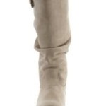 Stiefel aus Veloursleder von BC in Farbe Sand Gr. 36