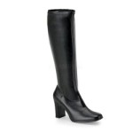 Stretch-Stiefel schwarz Größe: 38