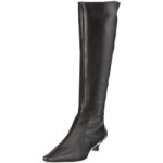 Evita Shoes 41F401210 Stiefel elegant hoch, Damen Stiefel, Schwarz (schwarz), EU 34