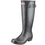Hunters Original Metallic W23591, Damen Gummistiefel, Grau (metallic), EU 39 (UK 6)