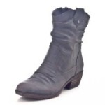 Rieker 93770, Damen Cowboy Stiefel, Grau (basalt 42), EU 38