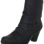 Rieker 98083-00, Damen Fashion Halbstiefel & Stiefeletten, Schwarz (nero 00), EU 36