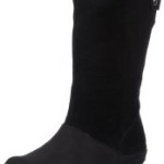 crocs Berryessa Tall Suede Boot 12930-060-440, Damen Fashion Halbstiefel & Stiefeletten, Schwarz (Black/Black 60), EU 37/38