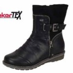 Rieker Perla 96361 Damen Stiefel Lederimitat, Schwarz, Größe 38
