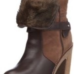 Björn Borg Footwear ELENI MID 1241136801, Damen Fashion Halbstiefel & Stiefeletten, Braun (DARK BROWN-RED 2250), EU 39