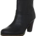 ESPRIT Wiki Bootie I10340, Damen Fashion Halbstiefel & Stiefeletten, Schwarz (black 001), EU 40