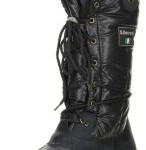 San Bernardo Damen Winterstiefel Snowboots schwarz, Größe:37;Farbe:Schwarz