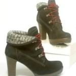 Tamaris TREND Leder Stiefelette Boots schwarz Gr. 36