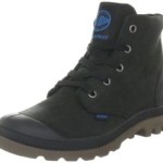 Palladium PAMPA HI LT L GUSSET 92906-057-M, Damen Stiefel, Schwarz (BLACK/DARK GUM), EU 41 (UK 7)