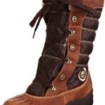 Timberland Mount Holly FTW_EK Mount Holly F/L Lace Duck WP Boot 3500R, Damen Schneestiefel, Braun (Burnt Orange), EU 38.5 (US 7.5)