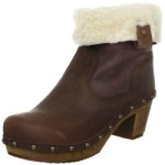 Sanita Wood-Taja Square Boot 458207, Damen Schlupfstiefel, Braun (Antique Brown 78), EU 39