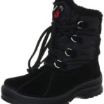San Bernardo 02-6380-schw, Damen Snowboots, Schwarz (schwarz), EU 39