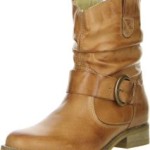 VISTA Damen Stiefeletten cognac, Größe:38;Farbe:Cognac