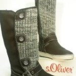 s.Oliver TREND Stiefel schwarz/grau Gr. 39