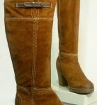 Tamaris Leder TREND Stiefel Schmalschaft muscat ‘Gr. 39