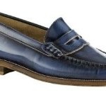 Rick – Slipper aus Leder – Farbe Marine Gr. 39