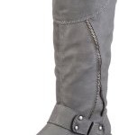 Rieker Scarlett Y0481-45, Damen Stiefel, Grau (cenere 45), EU 40
