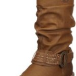 Rieker 72771-24, Damen Bikerboots, Braun (zimt 24), EU 40