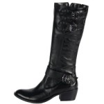 Olivia Lederstiefel 112 Nero , Größe:38