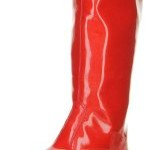 San Bernardo Damen Winterstiefel Sommerstiefel Lack-Optik rot, Größe:39;Farbe:Rot