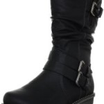 Rieker 96362, Damen Biker Boots, Schwarz (schwarz 00), EU 42
