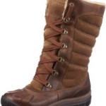 Timberland Mount Holly FTW_EK Mount Holly Leather/Suede Tall Lace Up WP Boot 26647, Damen Schneestiefel, Braun (Dark Brown), EU 41 (US 9.5)