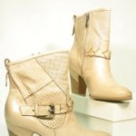 Marco Tozzi TREND Leder Sommer Stiefelette cream Gr. 41