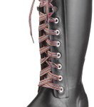 Viking RETRO W STRIPED LACES 1-31200-2, Damen Gummistiefel, Schwarz (black 2), EU 42