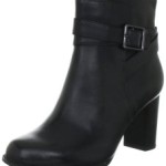 Clarks Lotta Beccles 203508054, Damen Fashion Stiefel, Schwarz (Black Leather), EU 39.5