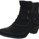 Rieker 79173-00, Damen Klassische Halbstiefel & Stiefeletten, Schwarz (schwarz/schwarz 00), EU 40