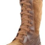 Timberland MT HOLLY LTHR LACE DR BRN 18644, Damen Stiefel, Braun (Dark Brown), EU 39 (US 8)