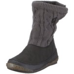 Simple Simple Women’s PesTOE Cable Knit 9037 Damen Stiefel, EU 36 schwarz (BLKC)