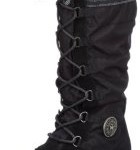 Allrounder by Mephisto CYNARA P2002578, Damen Klassische Stiefel, Schwarz (BLACK/BLACK C.SUEDE 1/NYLON MESH 1),  EU 36.5 (UK 3.5)