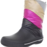 Crocs Crocband Ii.5 Multi Winter 12425-067-420, Damen Stiefel, Schwarz (Black/Silver), 36,5 EU / 4 UK