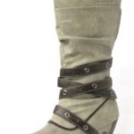 Mustang Damen Stiefel grau, (grau-kombi) 1108603/318 2 TAUBE Größe: 37
