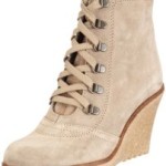 ESPRIT Kiwi Lu Bootie W10360, Damen Stiefel, Beige (fossil beige 281), EU 40