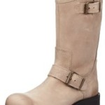 billi bi Copenhagen 431 097 431097, Damen Bikerboots, Beige (taupe crazy horse 97), EU 36
