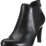 Clarks Kemble Biscuit 203478454, Damen Stiefel, Schwarz  (Black Leather), EU 40  (UK 6.5)