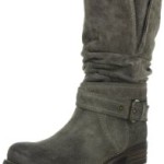 Clarks Majorca Villa 203483304, Damen Bikerboots, Grau (Grey Suede), EU 41