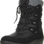 VISTA Damen Winterstiefel Snowboots schwarz, Größe:39;Farbe:Schwarz