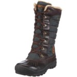Timberland Mount Holly FTW_EK Mount Holly F/L Lace Duck WP Boot 21644, Damen Schneestiefel, Braun (Dark Brown/Green), EU 38.5 (US 7.5)
