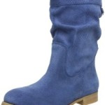 Shoot SH-12977, Damen Schlupfstiefel, Blau (blue), EU 41