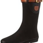 Däv Festival Prep Mid luxury D-FE5 SP13, Damen Gummistiefel, Schwarz (black saddle DÄ7), EU 37 (US 7)