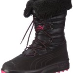 Puma Aronia Shearling Wn’s GTX 186039, Damen Stiefel, Schwarz (black-black-beetroot purple 01), EU 41 (UK 7) (US 10)