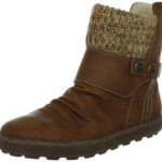Rieker Z7480, Damen Stiefel, Braun (peanut/kiesel 24), EU 36
