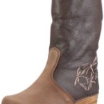 Sanita Wood-Bark Boot 456499-55, Damen Boots, Braun (Dark Brown 55), EU 41