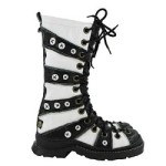 Prisa Stiefel ROWENA GIRL black/white EU36